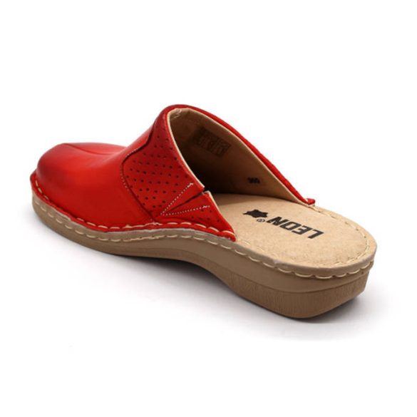 Leon Comfort női papucs-360 Piros