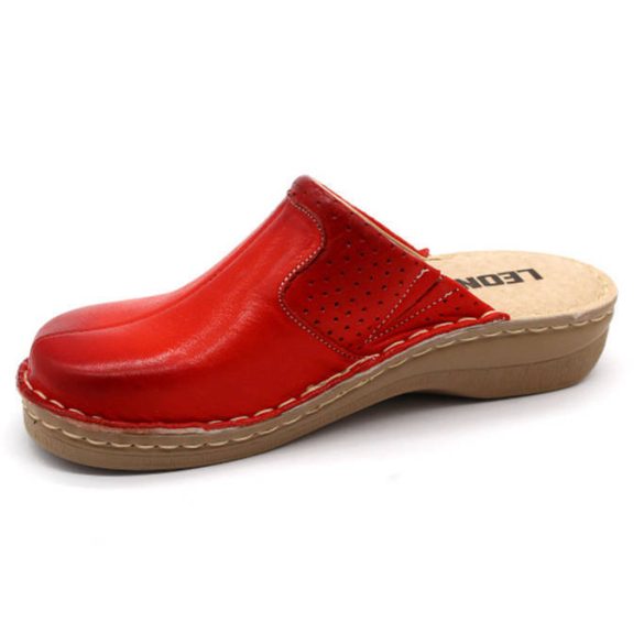 Leon Comfort női papucs-360 Piros