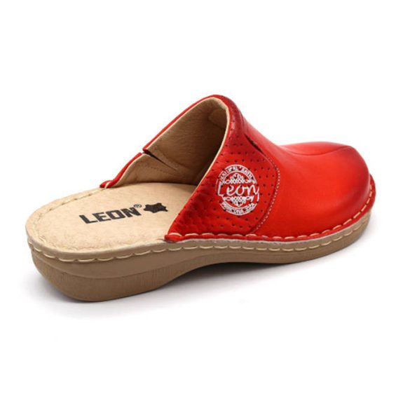 Leon Comfort női papucs-360 Piros