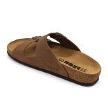 Leon Comfort női papucs-4010 Barna-velur