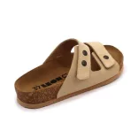 Leon Comfort női papucs-4050 Bezs-velur