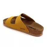 Leon Comfort női papucs-4050 Sarga-velur