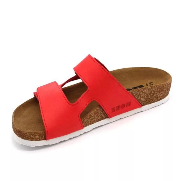 Leon Comfort női papucs-4051 Piros