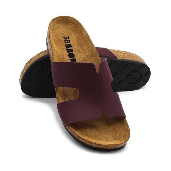 Leon Comfort női papucs-4054 bordo