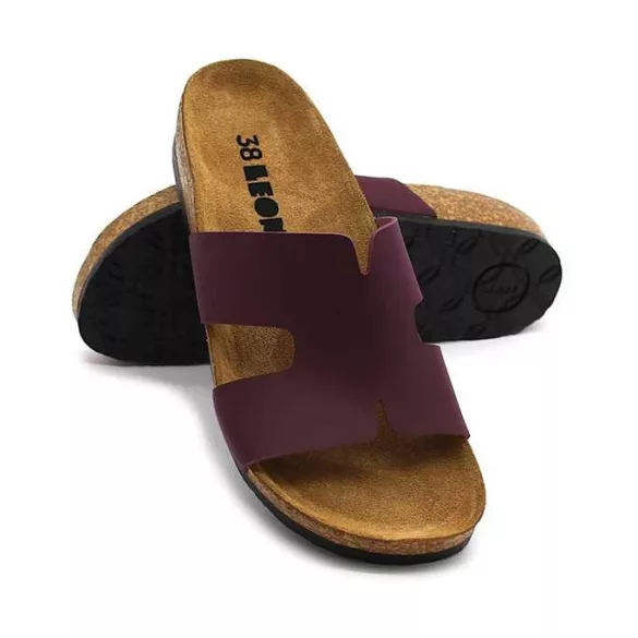 Leon Comfort női papucs-4054 bordo
