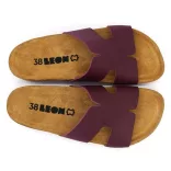 Leon Comfort női papucs-4054 bordo