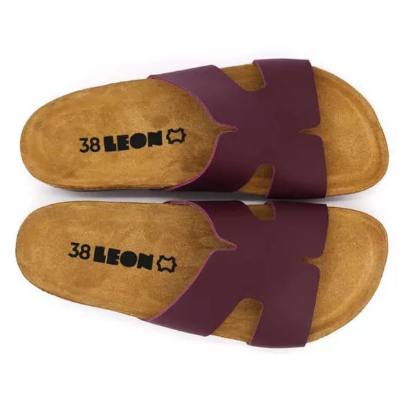 Leon Comfort női papucs-4054 bordo