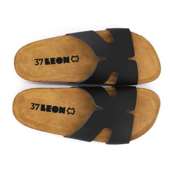 Leon Comfort női papucs-4054 fekete