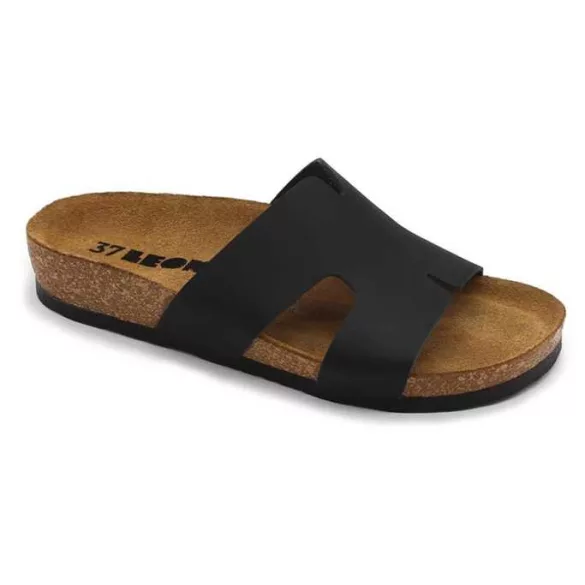 Leon Comfort női papucs-4054 fekete