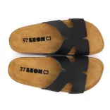 Leon Comfort női papucs-4054 fekete