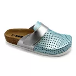 Leon Comfort női papucs-4251 Menta-ezust