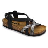 Leon Comfort női szandál-4305 fekete