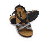 Leon Comfort női szandál-4305 fekete