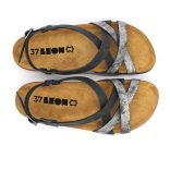 Leon Comfort női szandál-4305 fekete