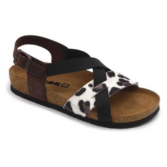 Leon Comfort női szandál-4306 fekete