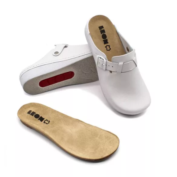 Leon Comfort női papucs-5000 Feher