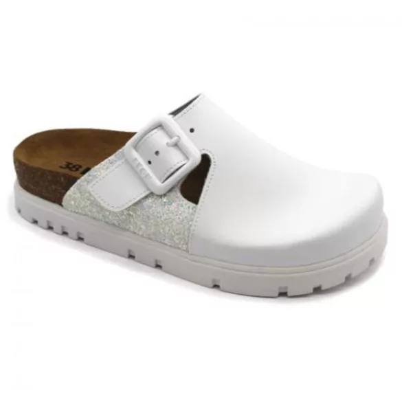 Leon Comfort női papucs-6005 feher