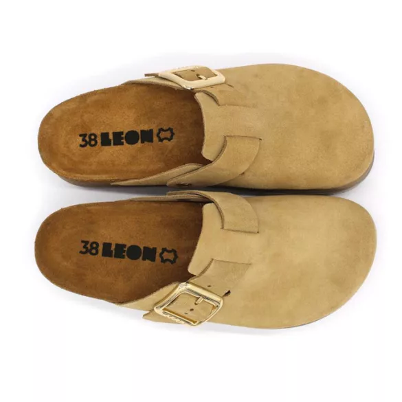 Leon Comfort női papucs-6006 bezs