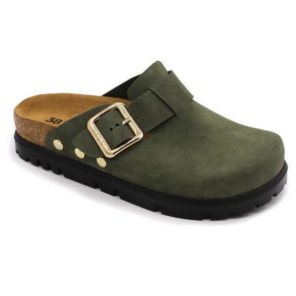 Leon Comfort női papucs-6006 zöld