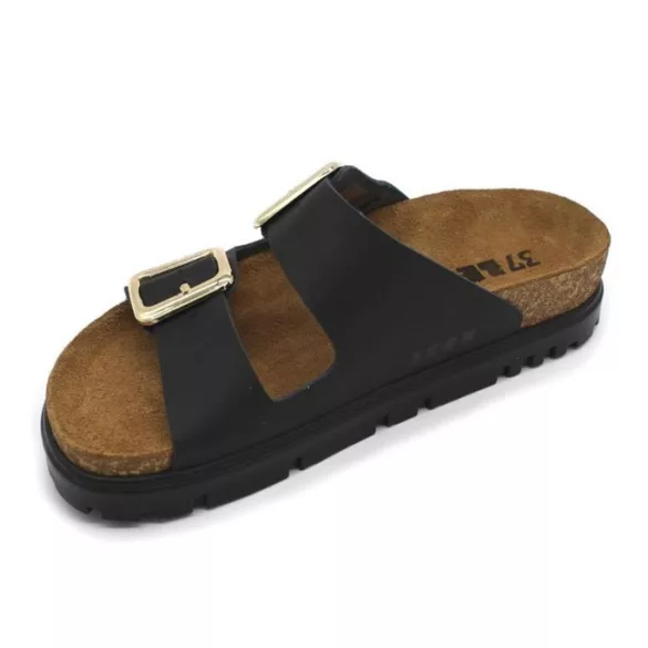 Leon Comfort női papucs-6010 Fekete