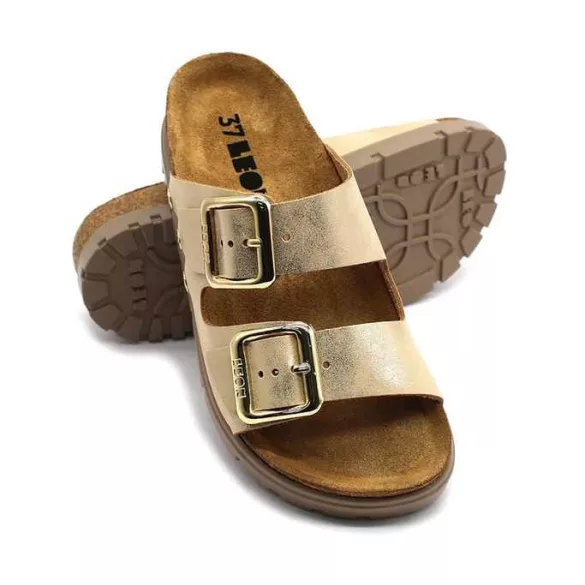 Leon Comfort női papucs-6010 arany