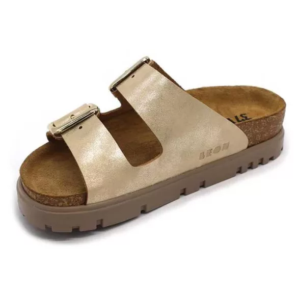 Leon Comfort női papucs-6010 arany