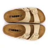 Leon Comfort női papucs-6010 arany