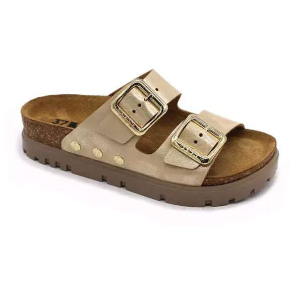 Leon Comfort női papucs-6010 arany
