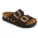 Leon Comfort női papucs-6011 barna