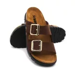 Leon Comfort női papucs-6011 barna