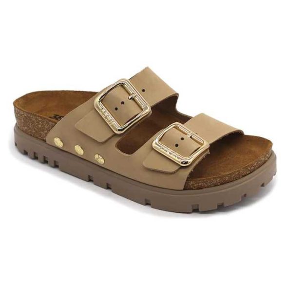 Leon Comfort női papucs-6011 bezs