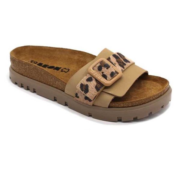 Leon Comfort női papucs-6022 bezs