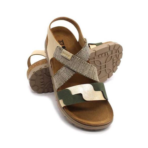 Leon Comfort női szandál-6301 arany