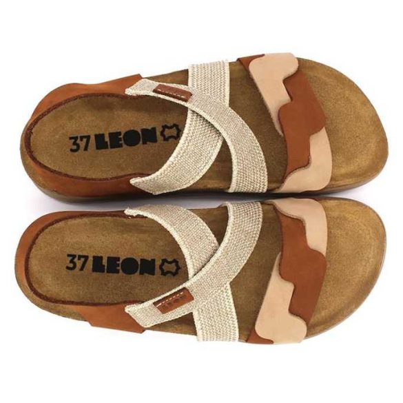 Leon Comfort női szandál-6301 barna