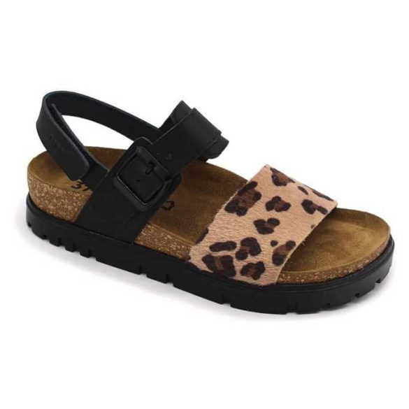 Leon Comfort női szandál-6302 fekete
