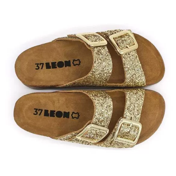 Leon Comfort női papucs-7011 arany