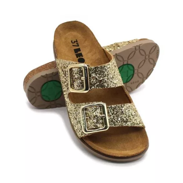 Leon Comfort női papucs-7011 arany