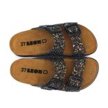 Leon Comfort női papucs-7011 fekete