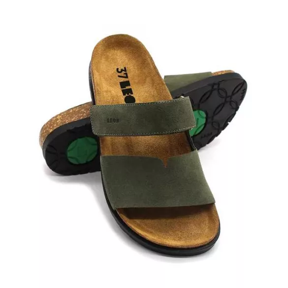 Leon Comfort női papucs-7020 zold