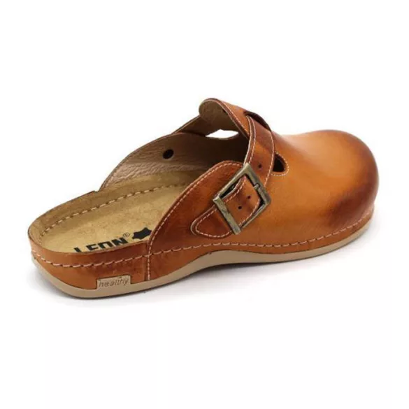 Leon Comfort férfi papucs-707 barna