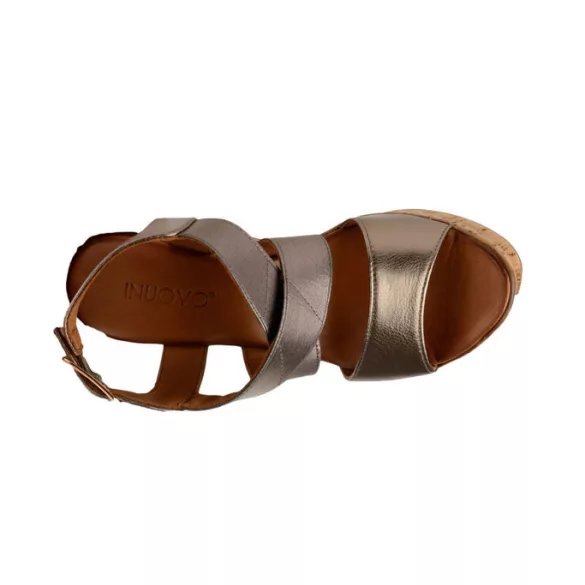 Inuovo női szandál-7414 Pewter