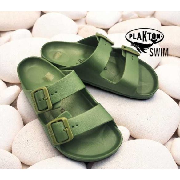 Plakton női papucs-760010-Kaki