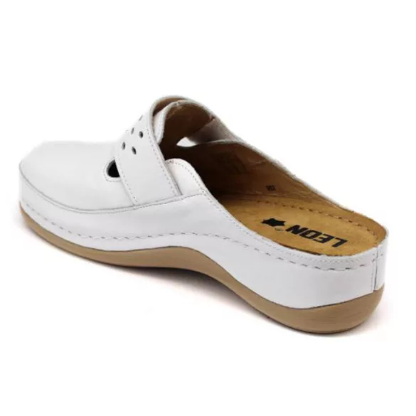 Leon Comfort női papucs-902 Fehér