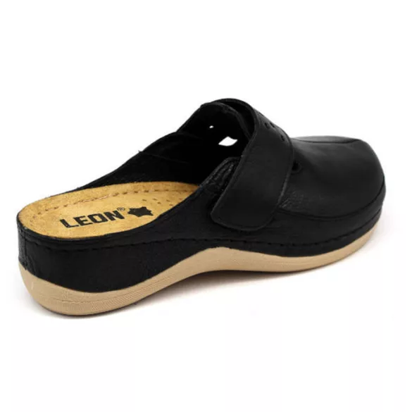 Leon Comfort női papucs-902 Fekete