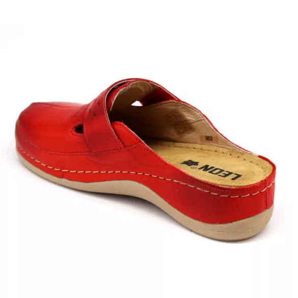 Leon Comfort női papucs-902 Piros