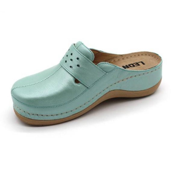Leon Comfort női papucs-902 Türkiz-világos