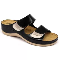 Leon Comfort női papucs-904 Fekete