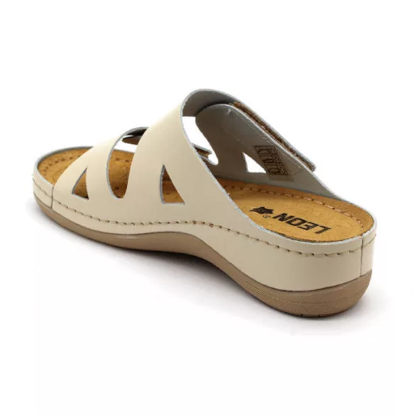 Leon Comfort női papucs-906 Bézs