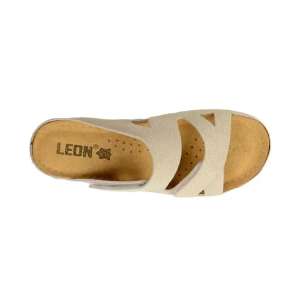 Leon Comfort női papucs-907 bézs