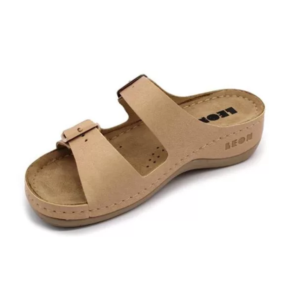 Leon Comfort női papucs-908 Bezs